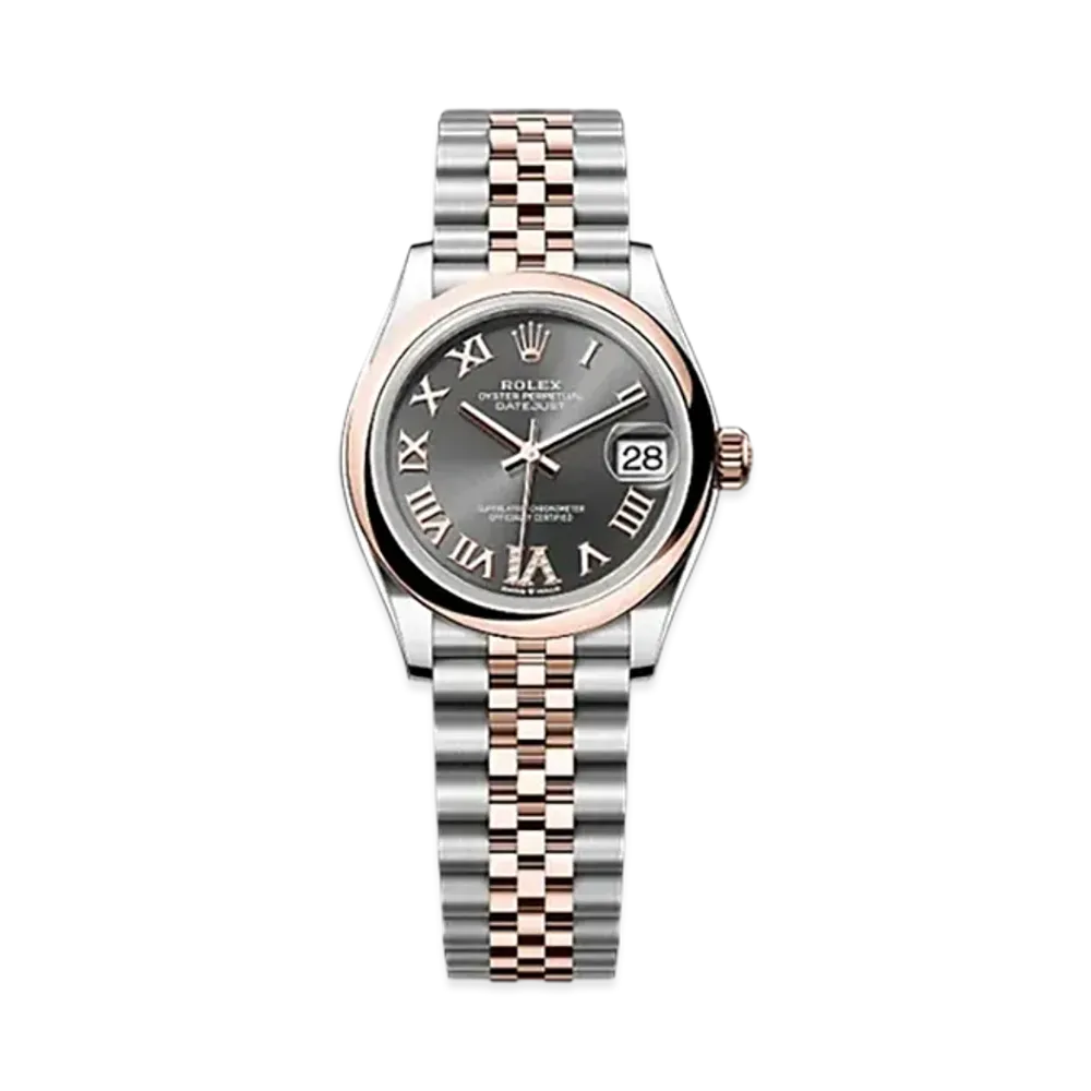 ROLEX Datejust 31mm Oystersteel & Everose Gold 278241 "Slate"