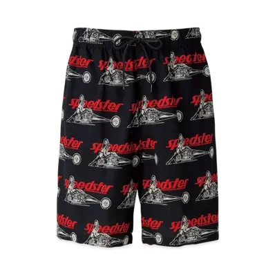 HYSTERIC GLAMOUR Speedster Remix Pattern Easy Shorts "Black"