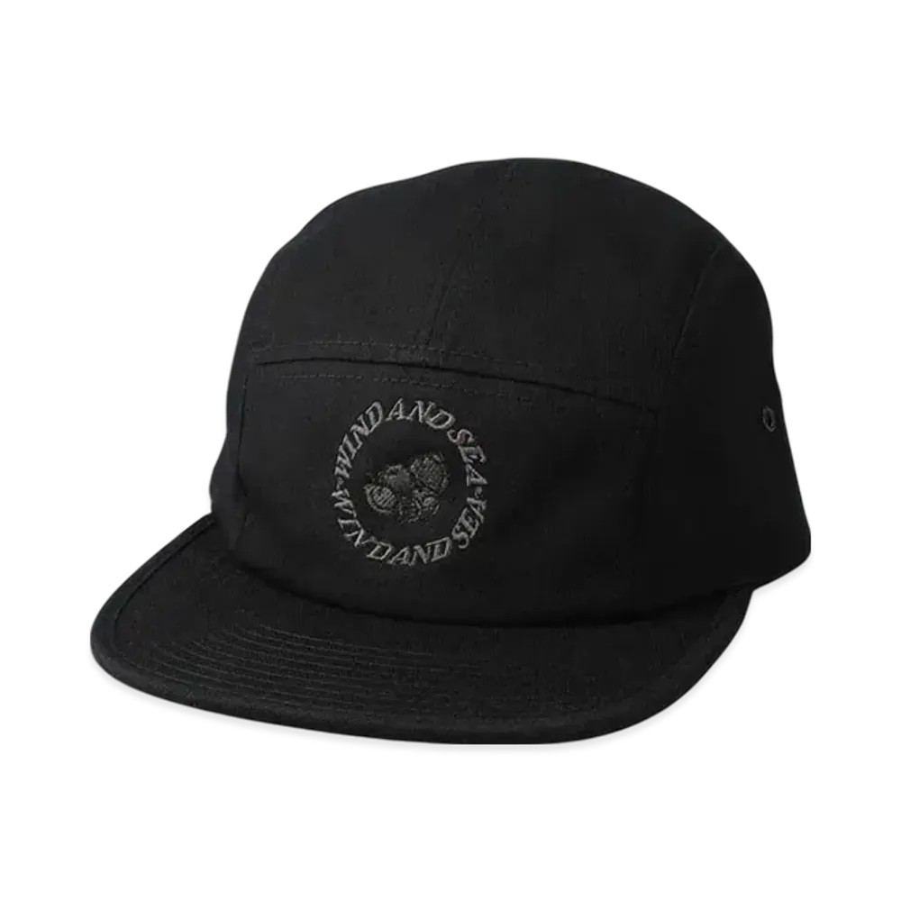SAINT MXXXXXX x WIND AND SEA J.Fresh Circle Camper Cap "Black"