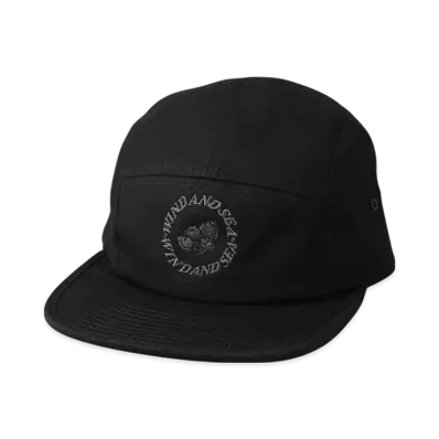 SAINT MXXXXXX x WIND AND SEA J.Fresh Circle Camper Cap "Black"