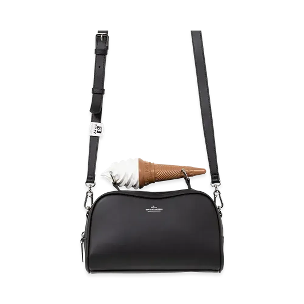 Maison MIHARA YASUHIRO "Toy" Soft Serve Handle Mini Boston Bag "Black"