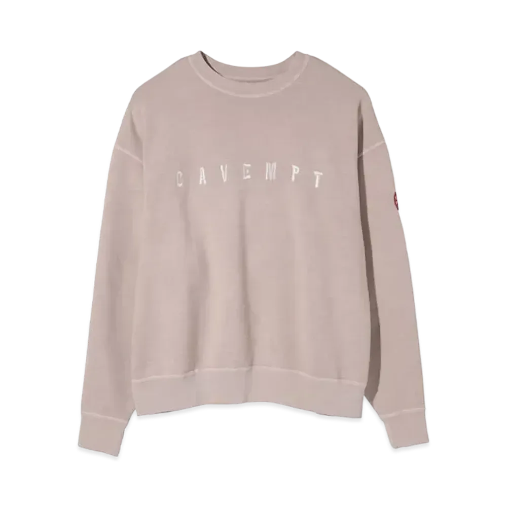 Cav Empt (C.E) CAVEMPT OVERDYE CREW NECK "Beige"