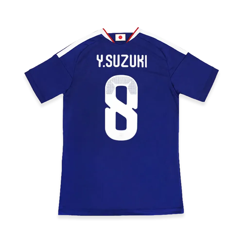 アディダス サッカー 日本代表 2026 ホーム レプリカ ユニフォーム #8 鈴木唯人 "ジャパンブルー/アッシュブルー"