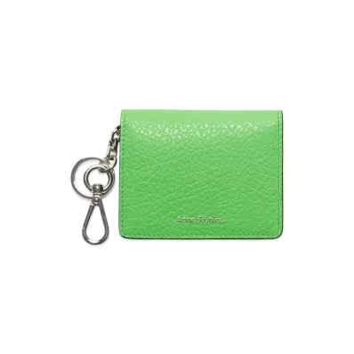 Acne Studios Folded Leather Wallet "Green"