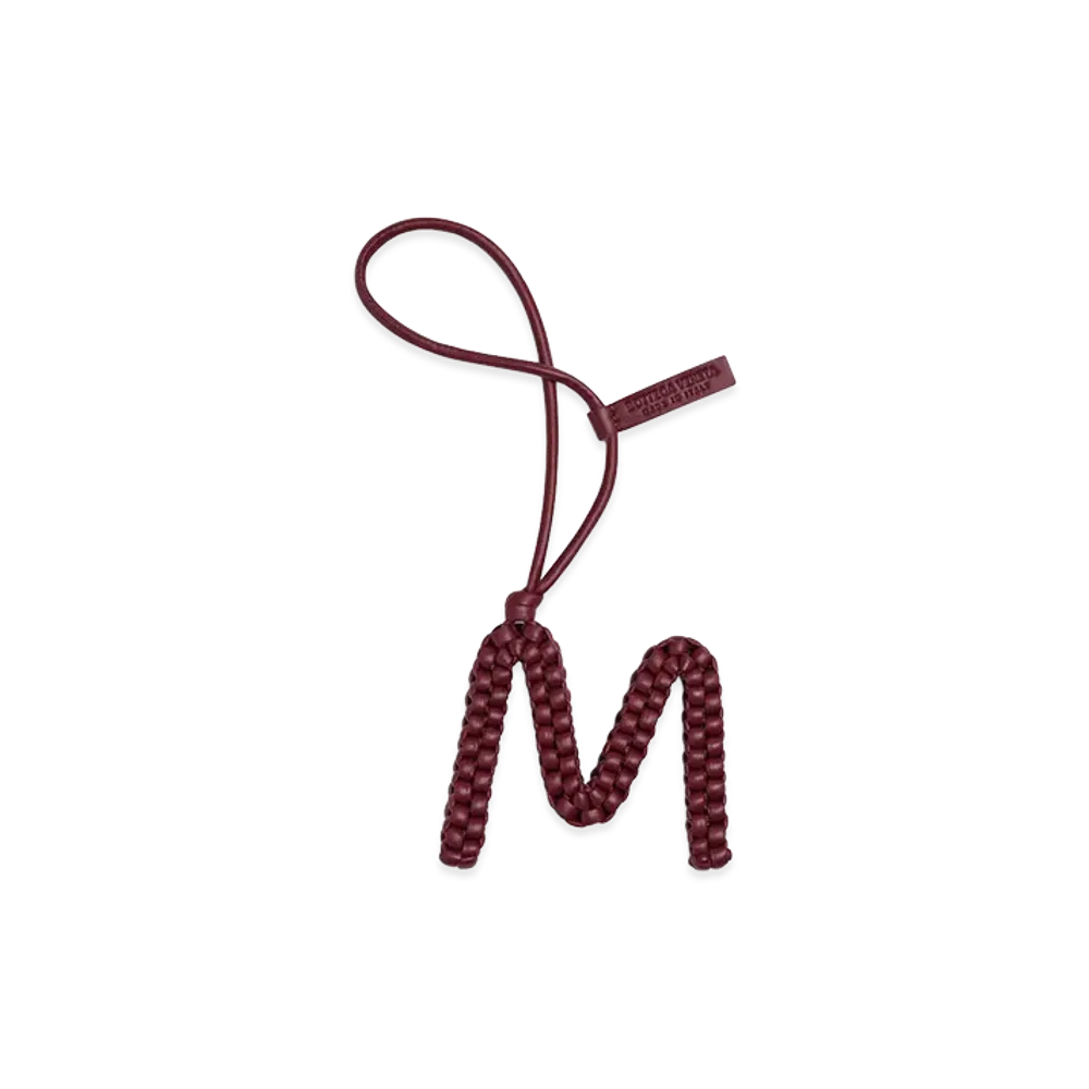 Bottega Veneta Letter M Charm "Barolo"