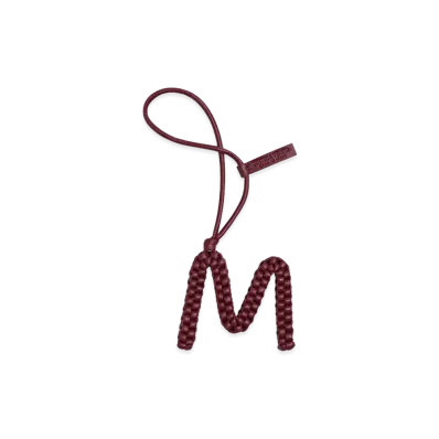 Bottega Veneta Letter M Charm "Barolo"