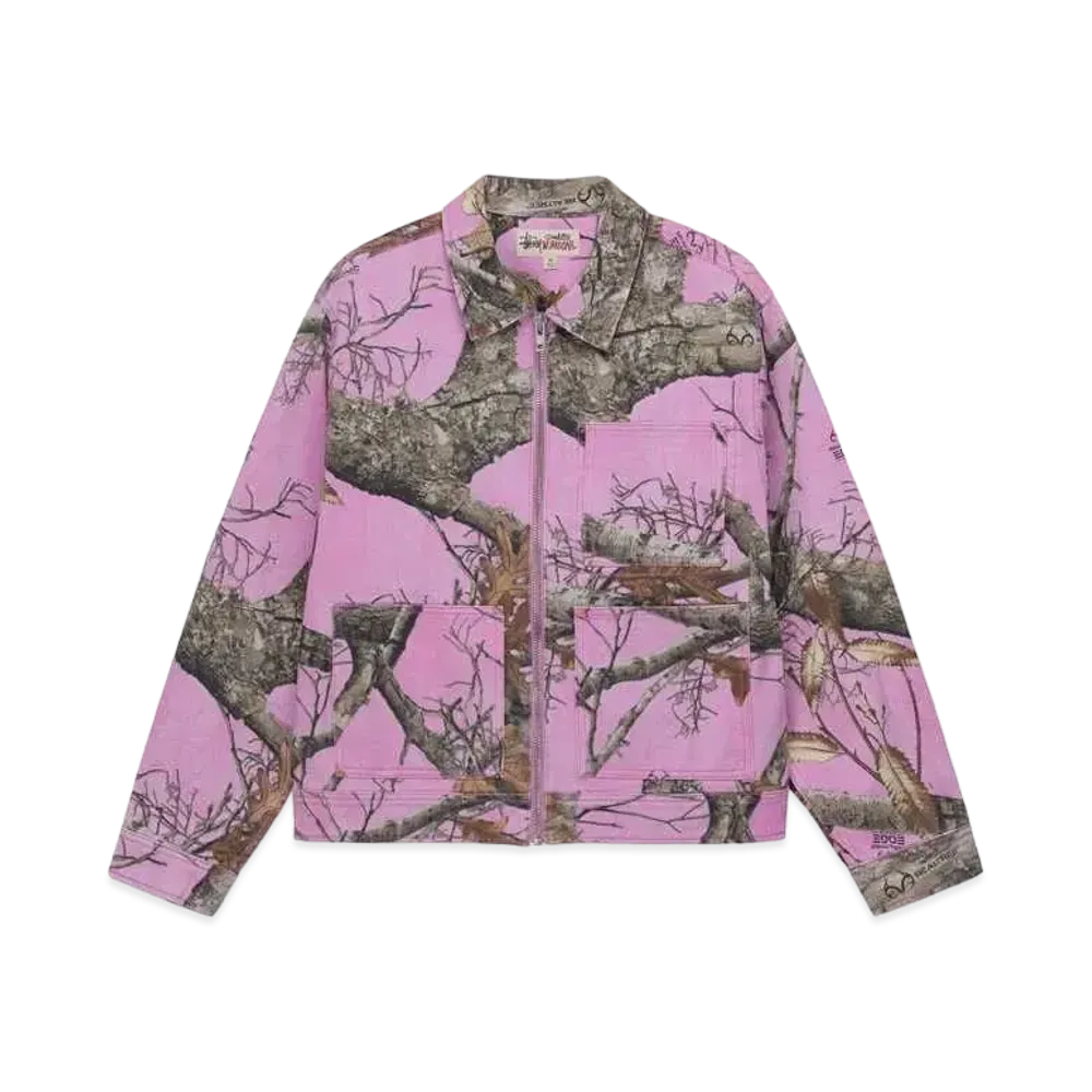 Stussy Realtree Edge Zip Work Jacket "Pink"