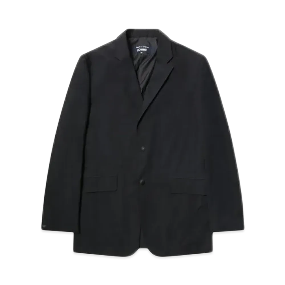 COMME des GARCONS HOMME Polyester Twill Jackets "Black"