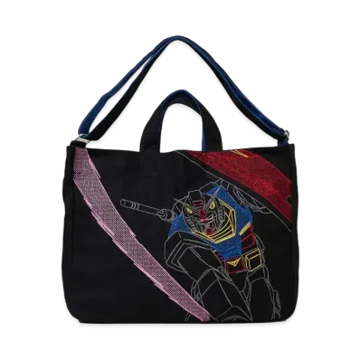 graniph x STRICT-G/Mobile Suit Gundam Beam Saber 2-Way Tote Bag "Black"