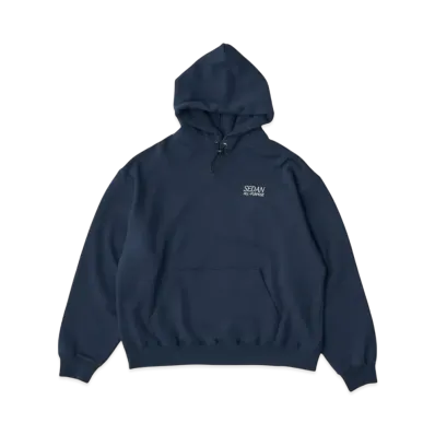SEDAN ALL-PURPOSE OG Logo Elastic Cord Hoodie "Navy"