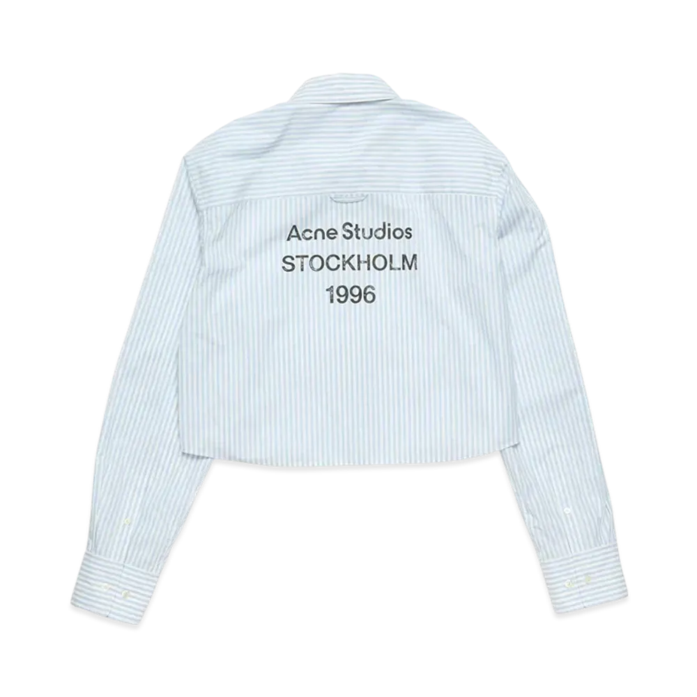 Acne Studios Button Up Shirt "Light Blue/White"