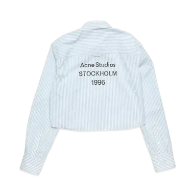 Acne Studios Button Up Shirt "Light Blue/White"