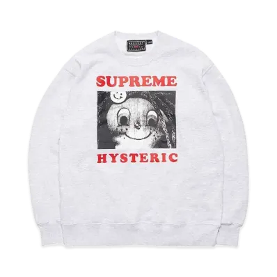 Supreme x HYSTERIC GLAMOUR Crewneck "Grey"