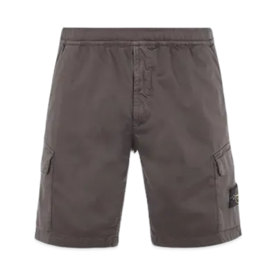 Stone Island L0312 Regular Fit Cargo Bermuda Shorts - 24SS "Steel Grey"