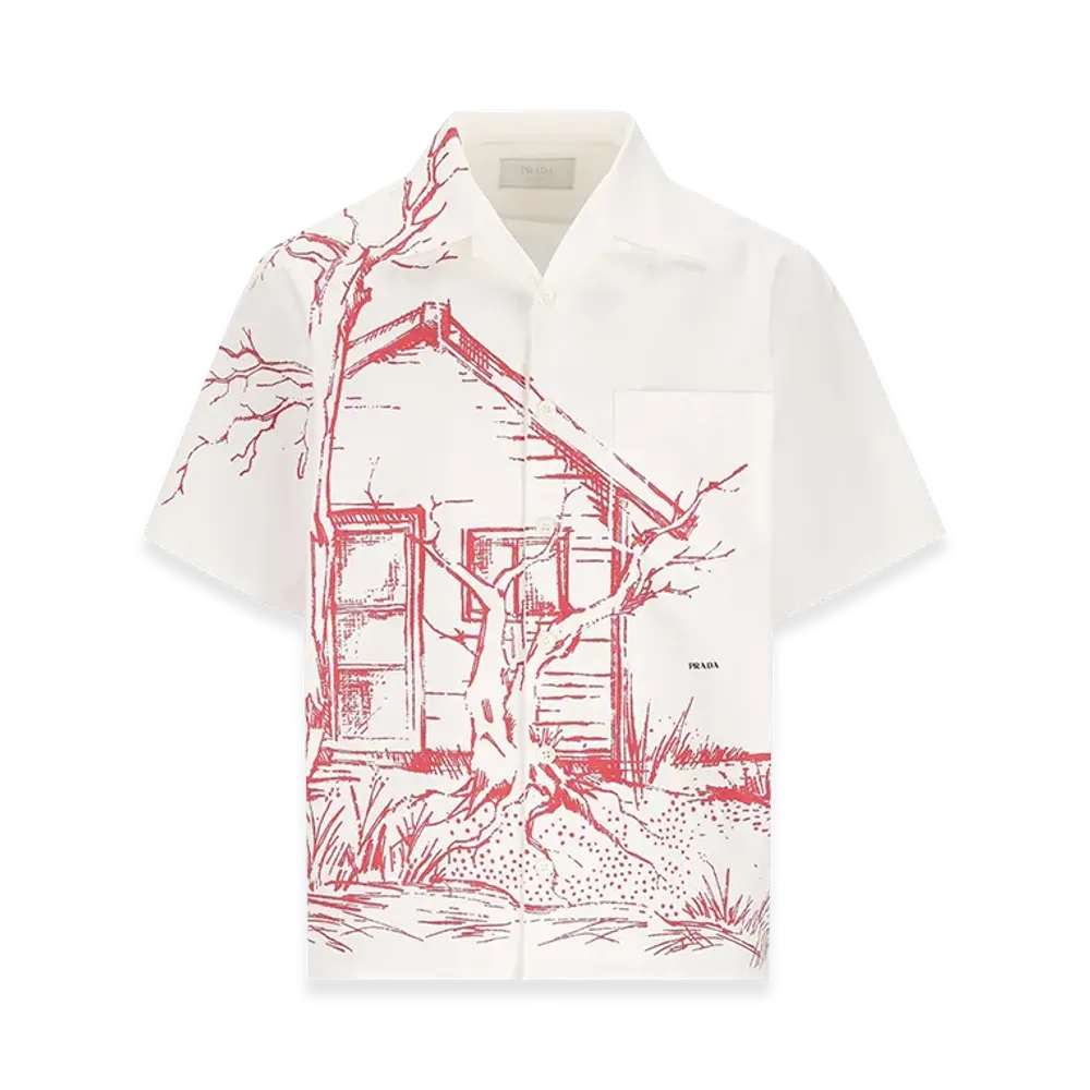 PRADA Short Sleeve Shirt "Multicolor"