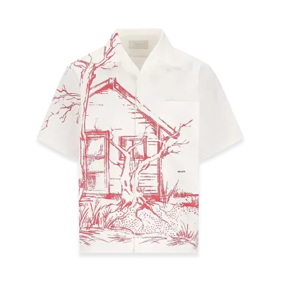 PRADA Short Sleeve Shirt "Multicolor"