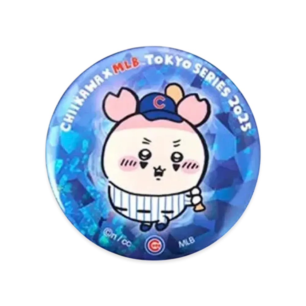 MLB x Chiikawa Tokyo Series Hologram Badge Huruhonnya "Blue"