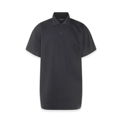 BALENCIAGA Embroidery Polo Shirt "Blue"