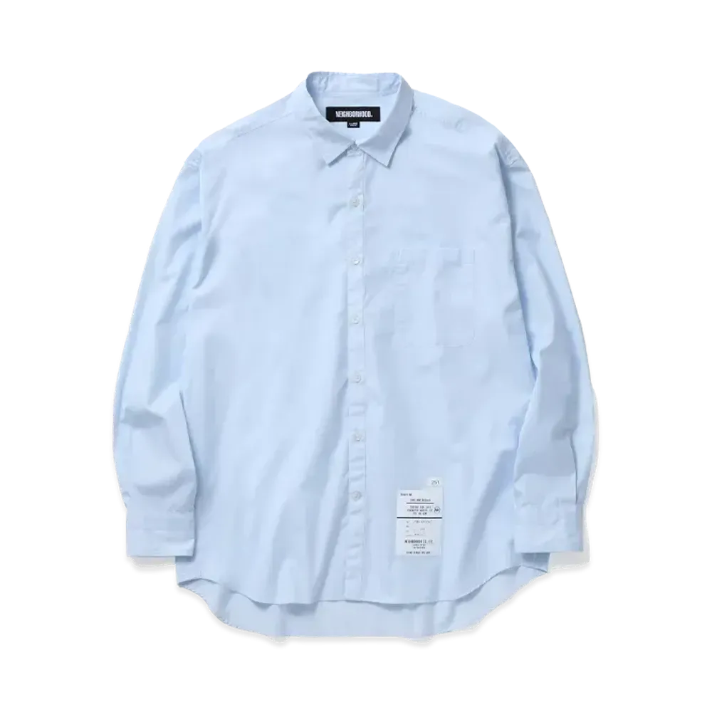 NEIGHBORHOOD Trad Shirt LS "Saxe"