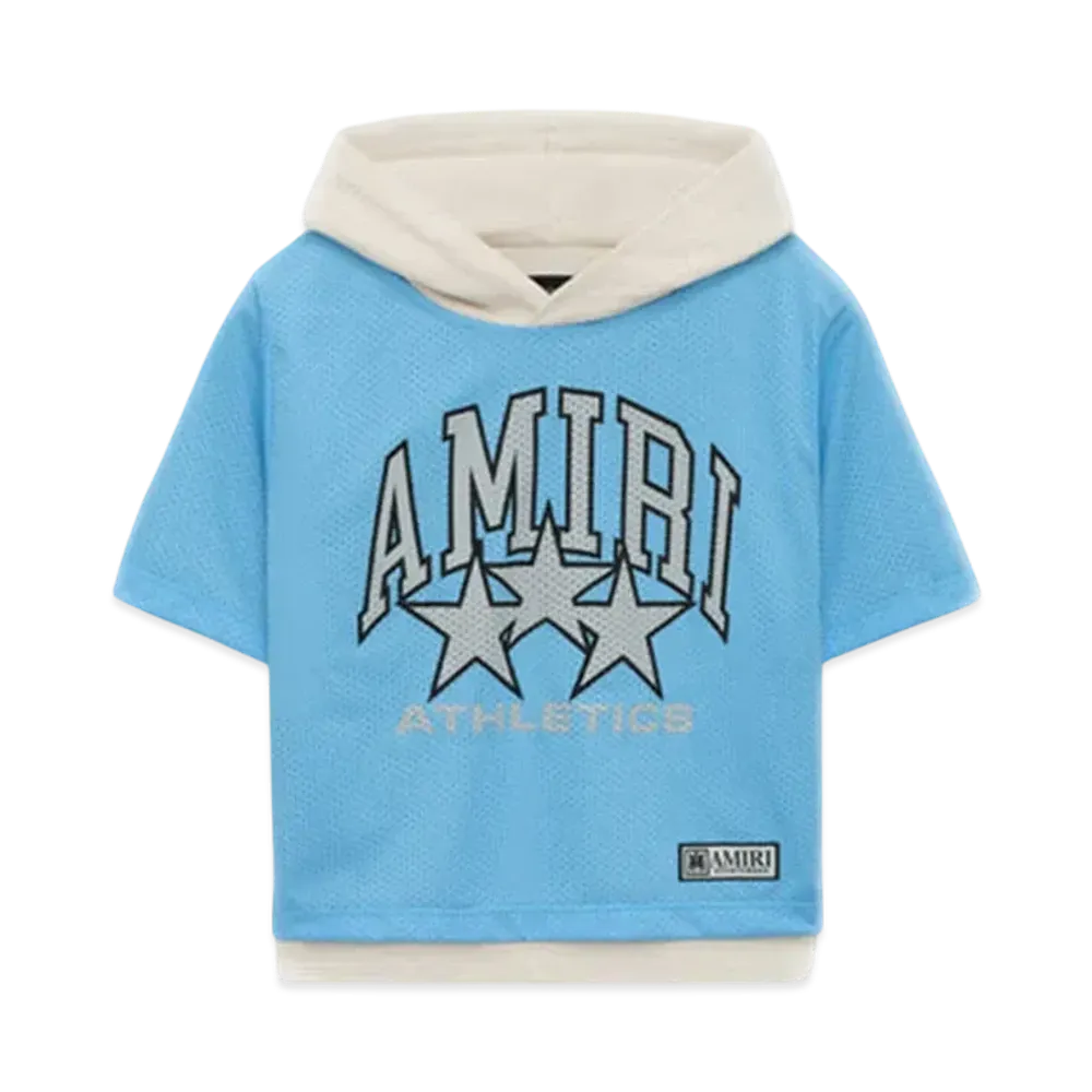AMIRI Kids' Amiri Star Hoodie "Ocean Sky"