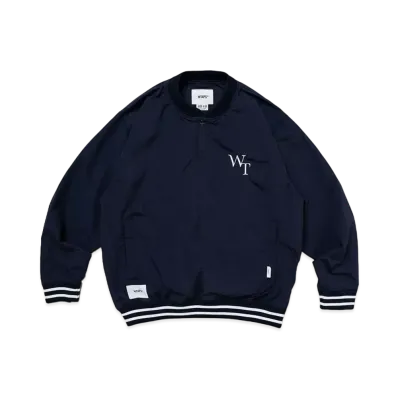 WTAPS Pitch /Jacket / Nylon. Tussah. League "Navy"