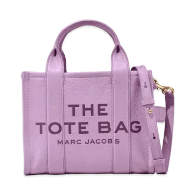 Marc Jacobs The Leather Tote Bag Mini "Regal Orchid"
