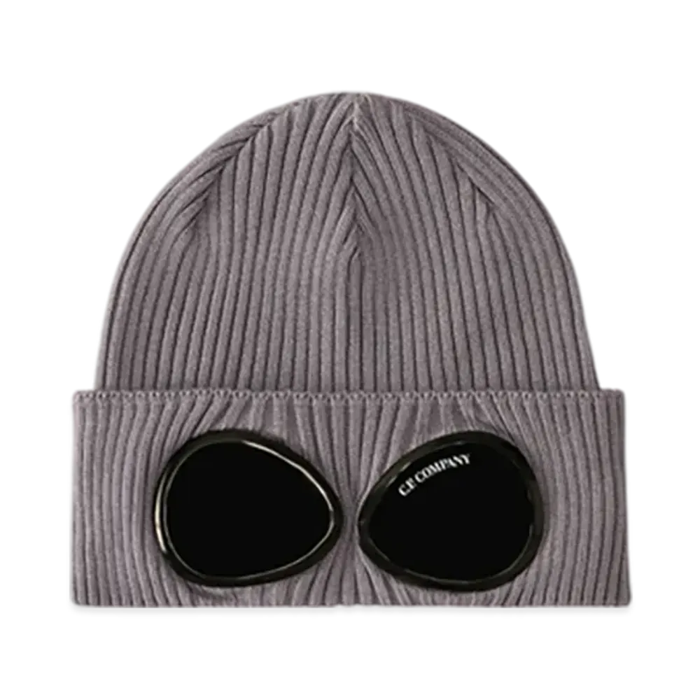 C.P. Company Cotton Goggle Beanie "Lavander Violet"