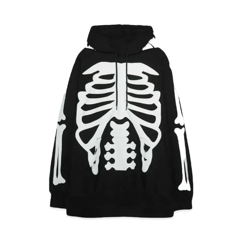 TAKAHIROMIYASHITATheSoloist. hoodie.(24ss design) "BLACK X WHITE BONE"