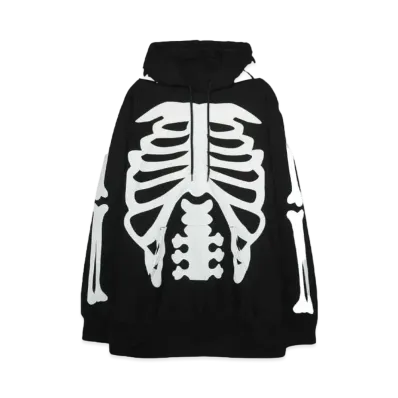 TAKAHIROMIYASHITATheSoloist. hoodie.(24ss design) "BLACK X WHITE BONE"