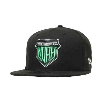 PRO WRESTLING NOAH 25th ANNIV \ NEW ERA x LOGO CAP "BLACK x GREEN"