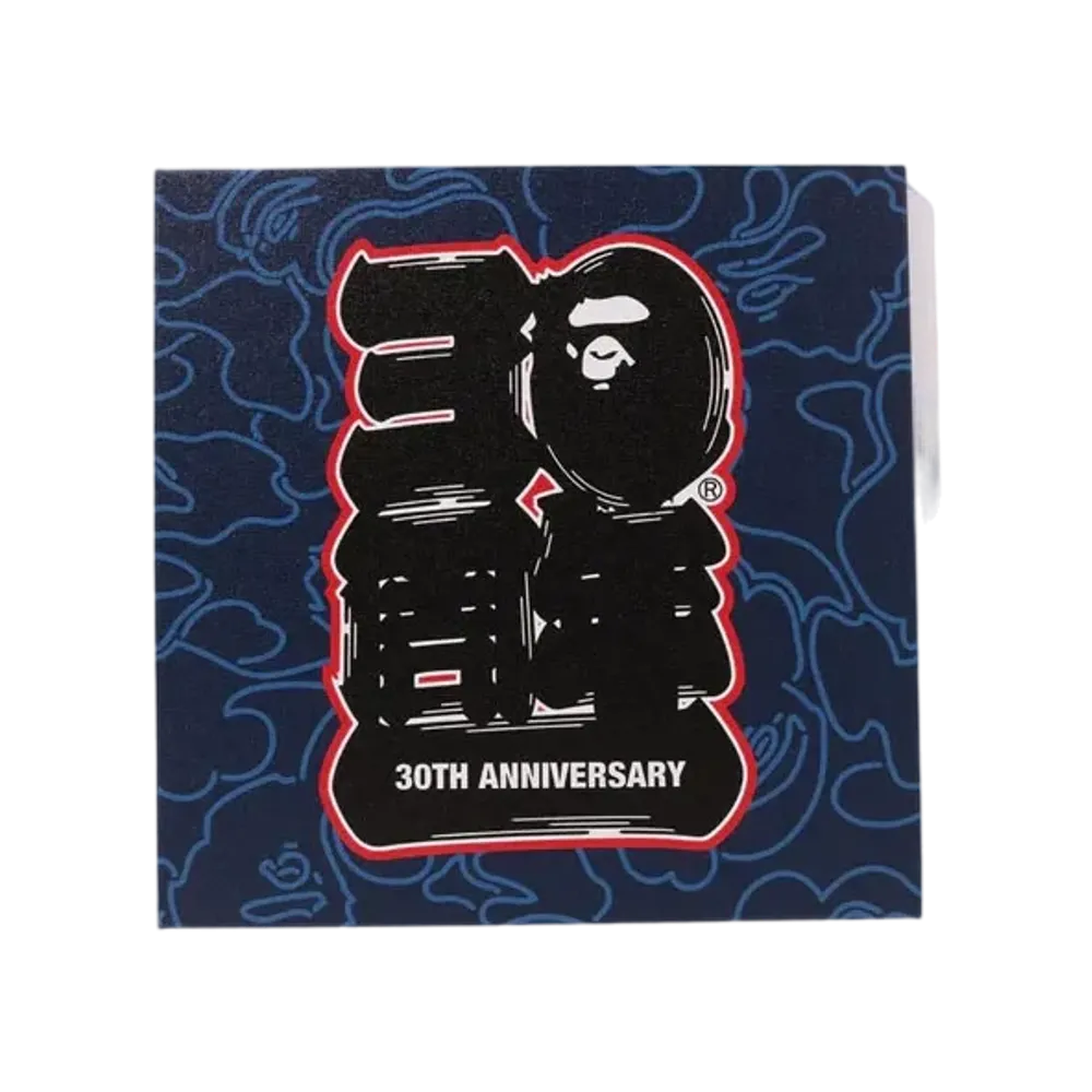 A BATHING APE 30th Anniversary Canvas M "Navy"