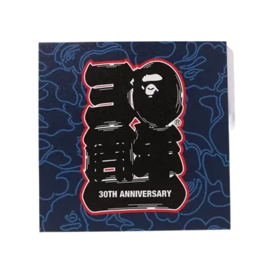 A BATHING APE 30th Anniversary Canvas M "Navy"
