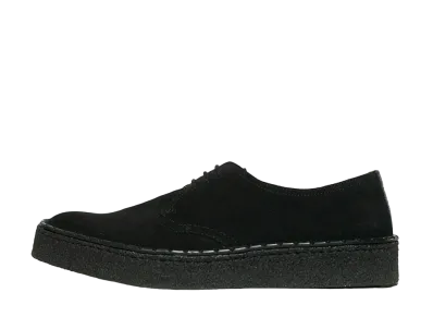 GEORGE COX Popboy Crepe Sole "Black" Suede 04-001-P-090