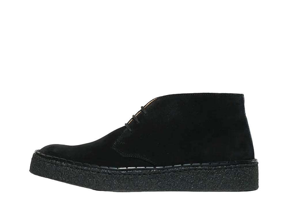 GEORGE COX Women's Popboy Chukka Crepe Sole "Black" Suede 04-002-P-090