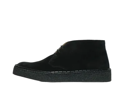 GEORGE COX Women's Popboy Chukka Crepe Sole "Black" Suede 04-002-P-090
