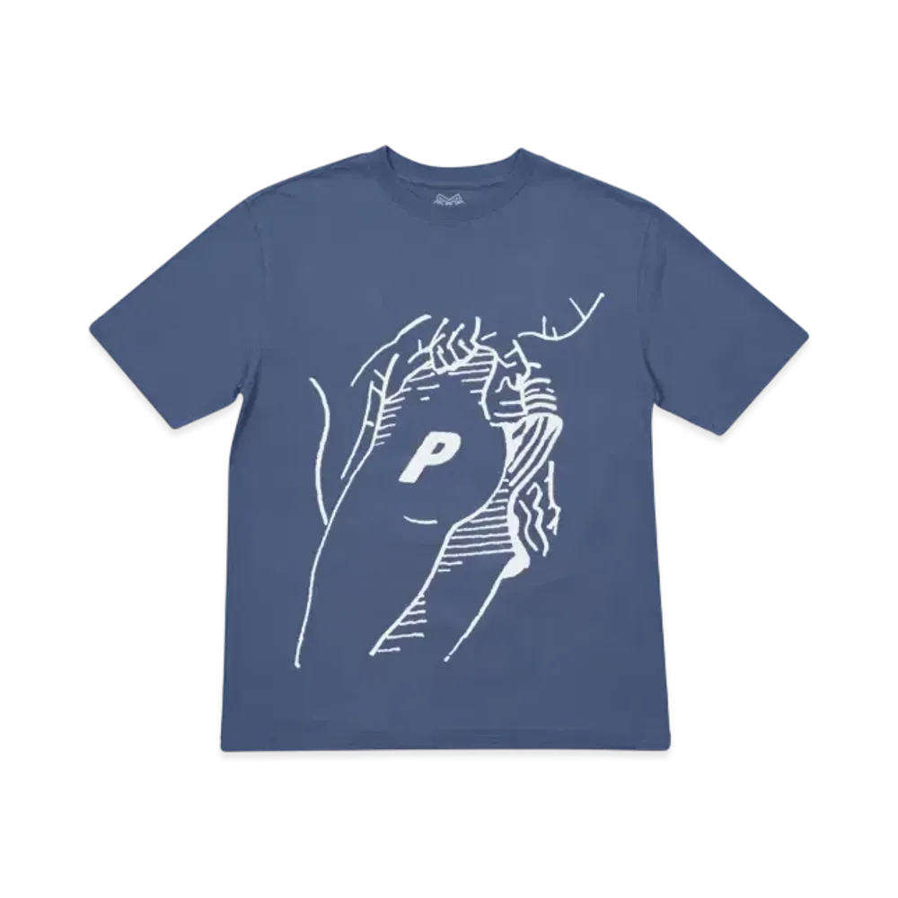 PALACE P-Bum T-Shirt "Grey"