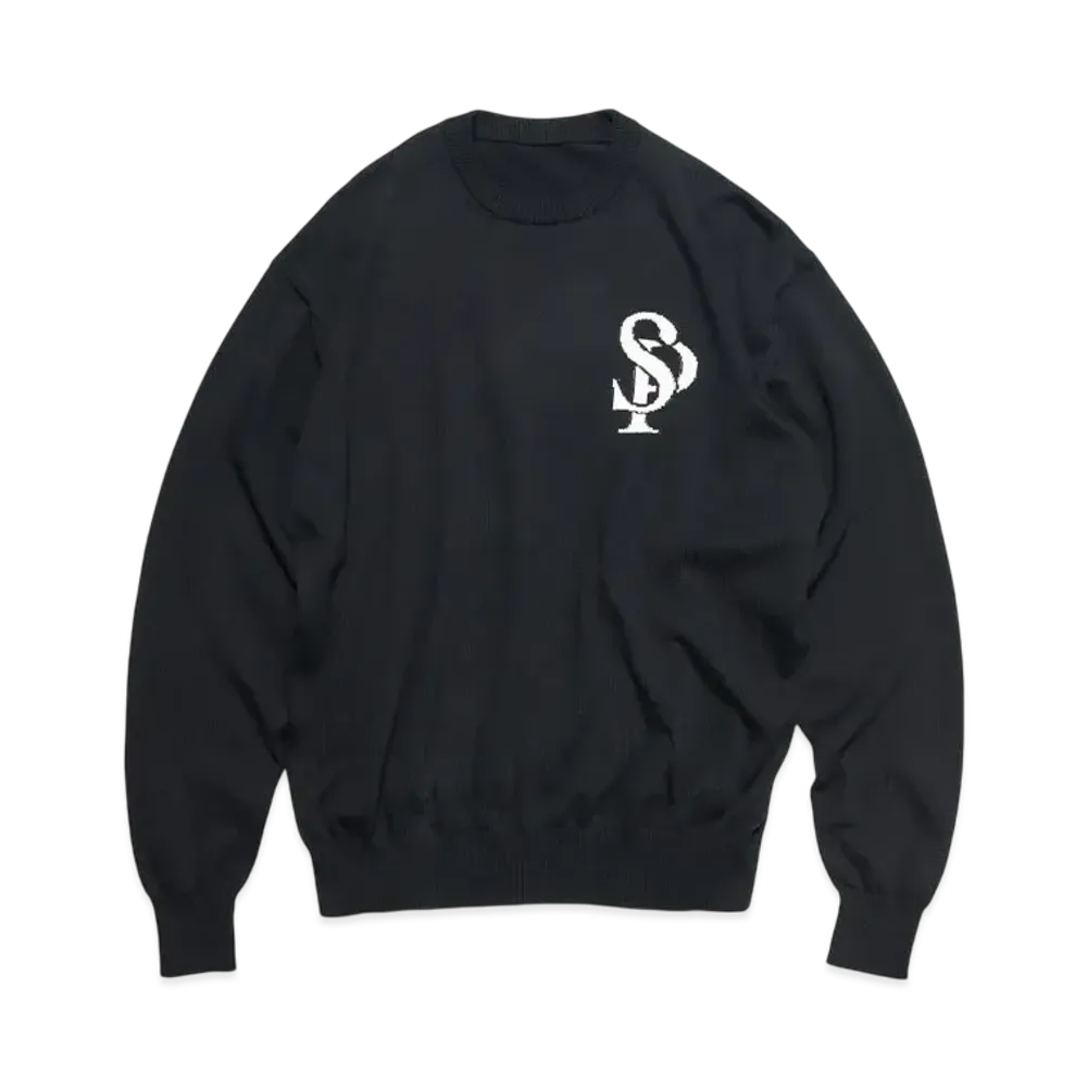 SOPHNET. SP Crewneck Knit "Black"
