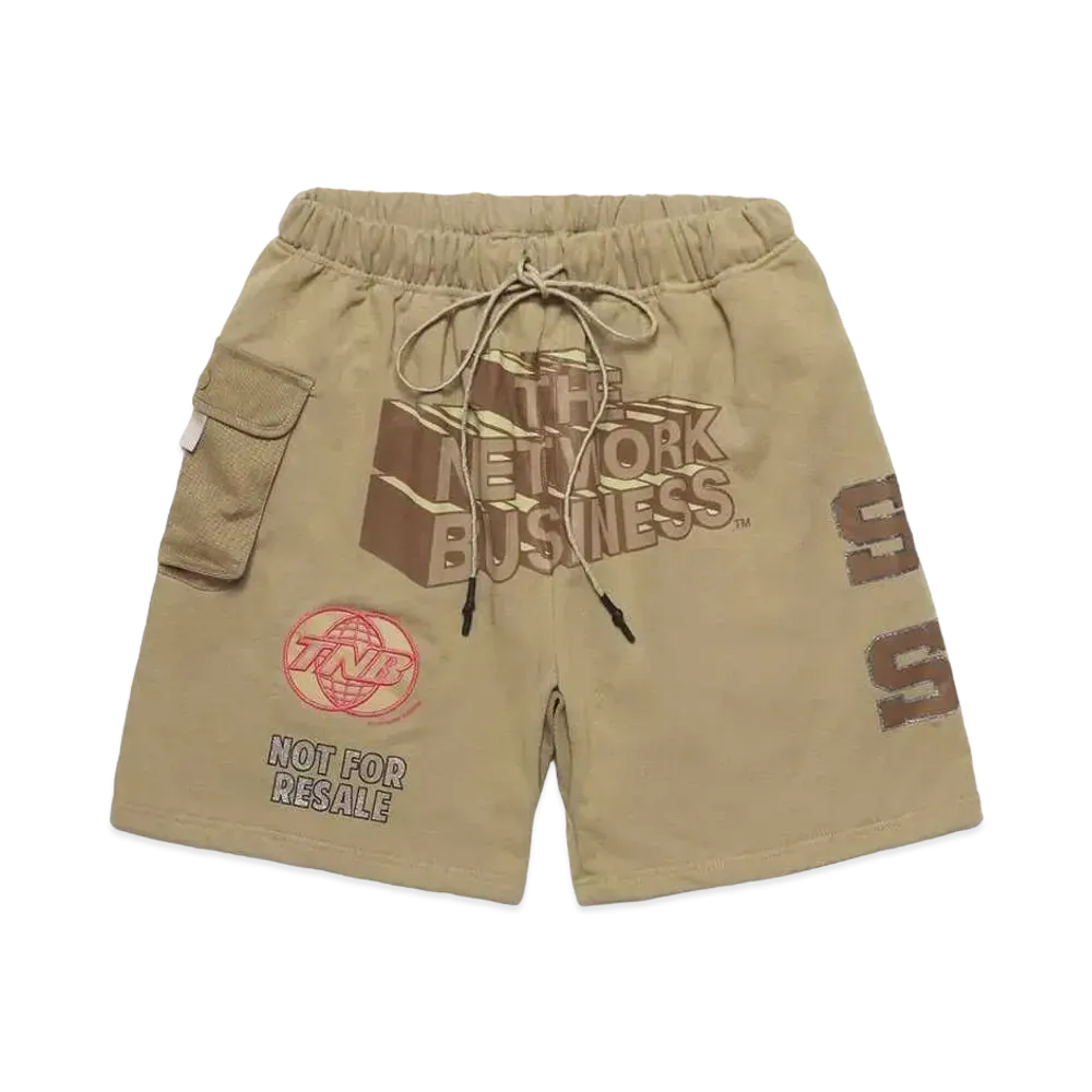 THE NETWORK BUSINESS Sweat Short Pants "Beige" TNBP009