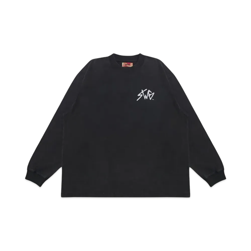 SWAGGER SWG SIGNATURE LOGO LT-SHIRT "BLACK"
