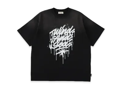 WIND AND SEA x IT'S A LIVING Spray Fade Tee "Black"