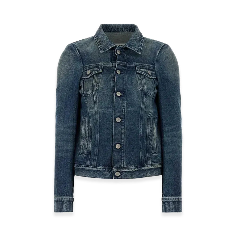 MM6 Maison Margiela Women's 'Numeric Signature' Jacket "Blue"