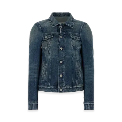 MM6 Maison Margiela Women's 'Numeric Signature' Jacket "Blue"