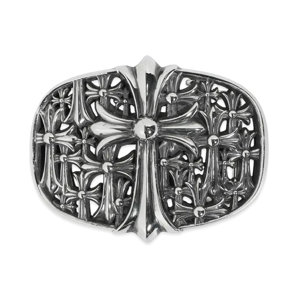 Chrome Hearts Cemetary Cross Buckle W1.5 "Silver"