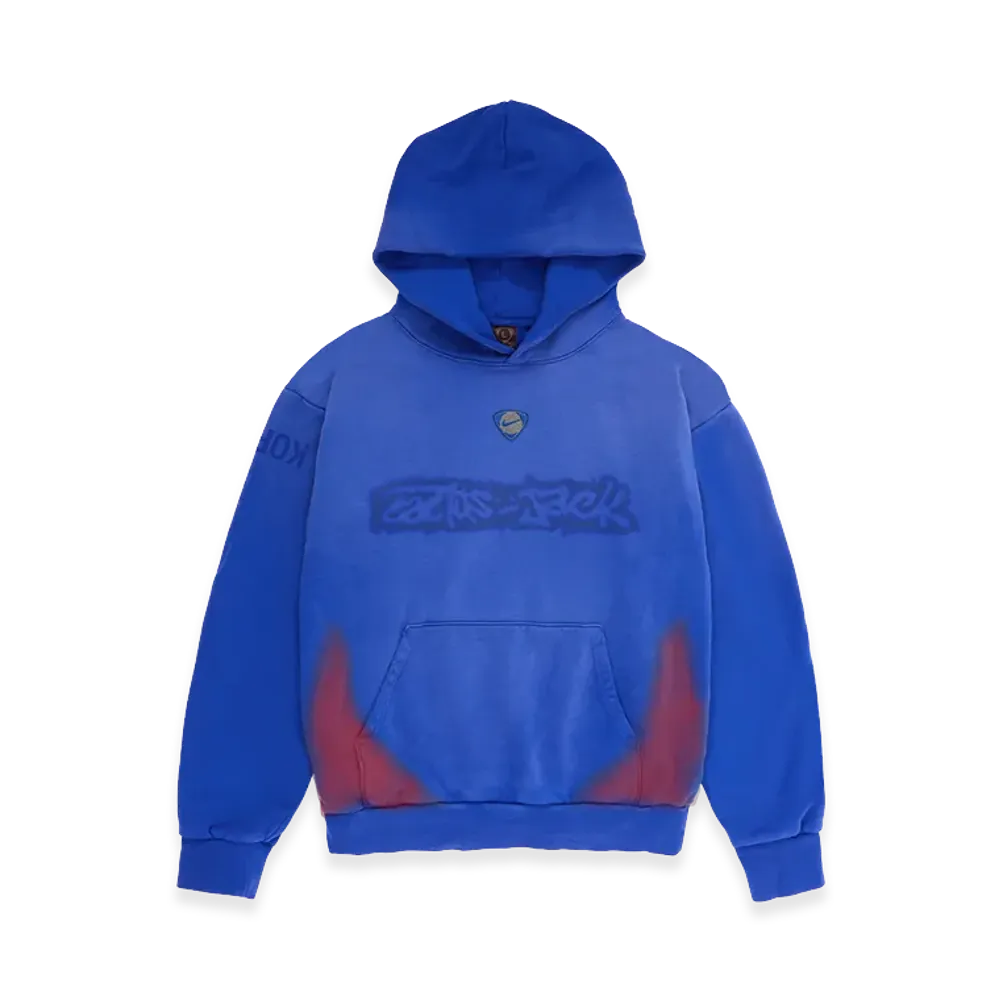 Travis Scott Cactus Jack x Nike Korea Total 90 Hoodie "Blue"