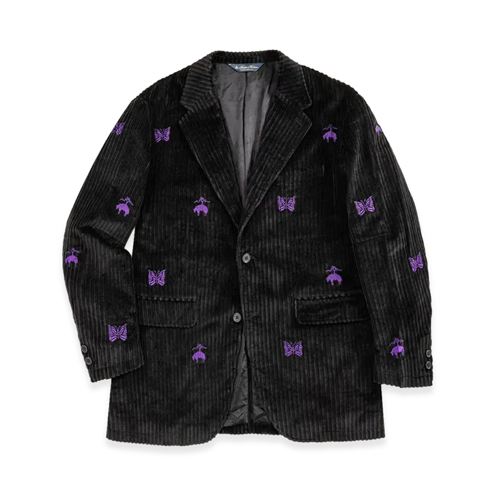 NEEDLES x Brooks Brothers Cotton Corduroy GF Papillon Relaxed Fit 3-Button Jacket "Black"