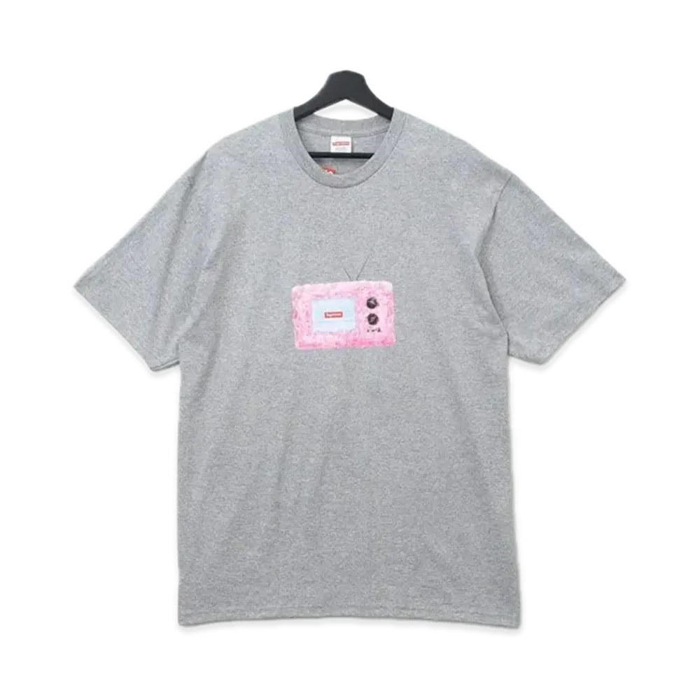 シュプリーム TV Tシャツ "グレー"