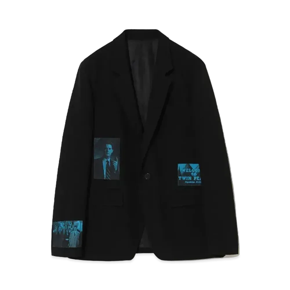 UNDERCOVER Twin Peaks Wool One Button Jacket "Black"