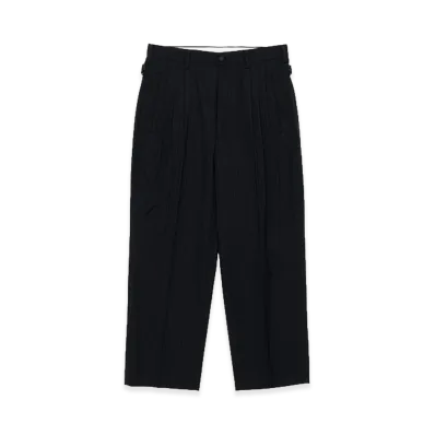 COMME des GARCONS HOMME Cotton Polyester Herringbone "Black"