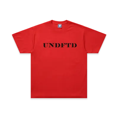 UNDEFEATED Stencil S/S Tee "Red"