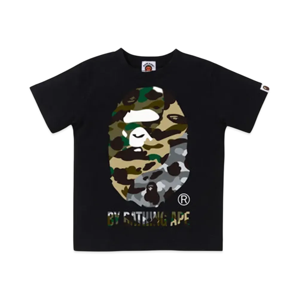 A BATHING APE 1St Camo Crazy By Bathing Ape Tee "Black"